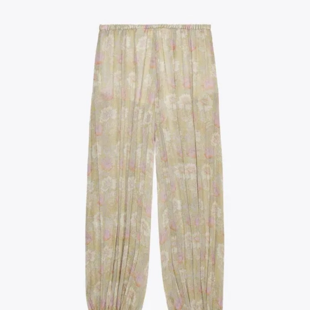NWT - Zara floral balloon hem pants